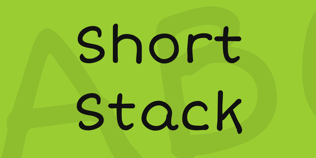 Short Stack Font