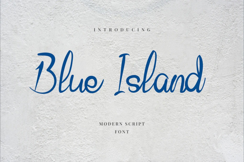 Blue Island Font