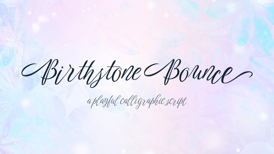 Birthstone Bounce Font
