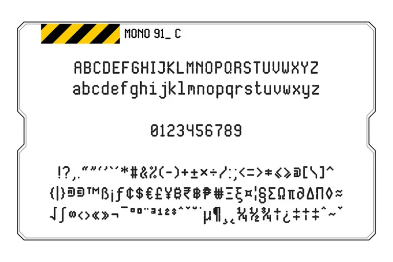 Mono 91 Font