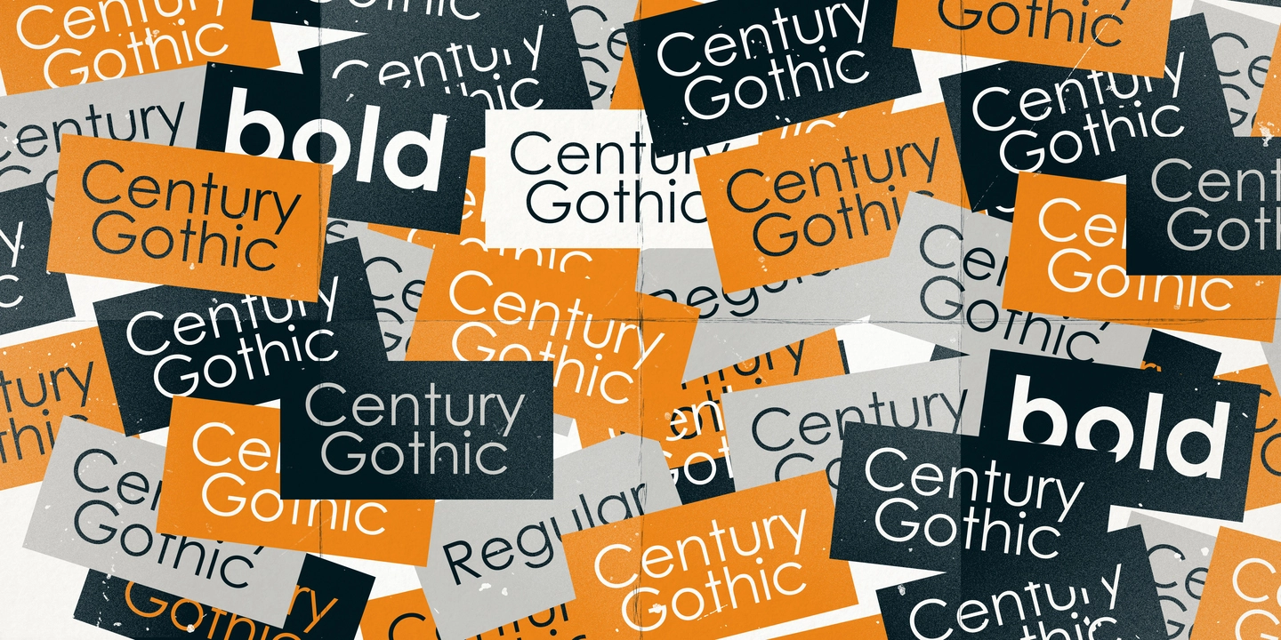 Example font Century Gothic #2