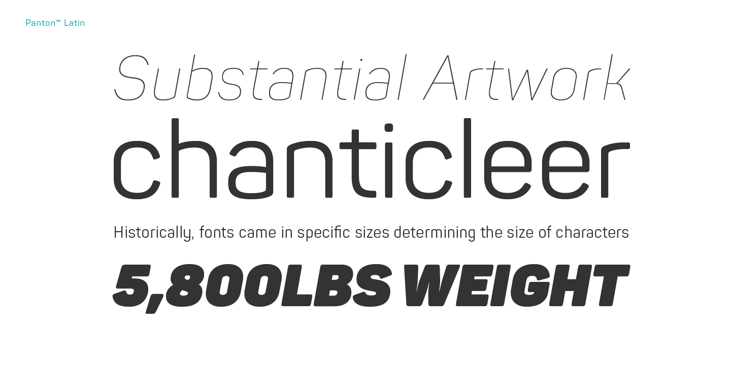 Example font Panton #4