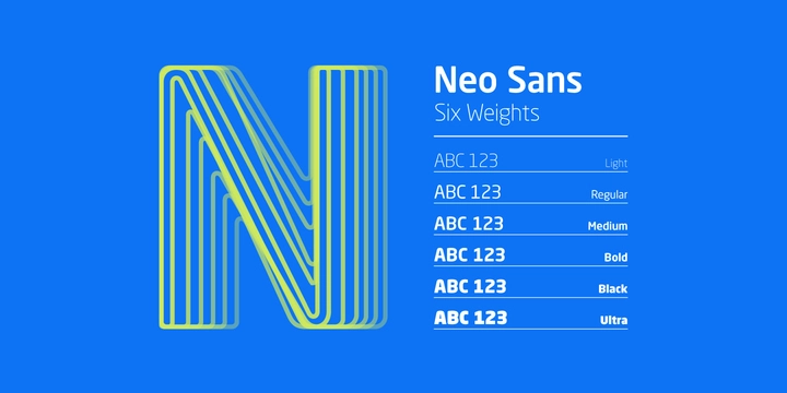 Example font Neo Sans #2