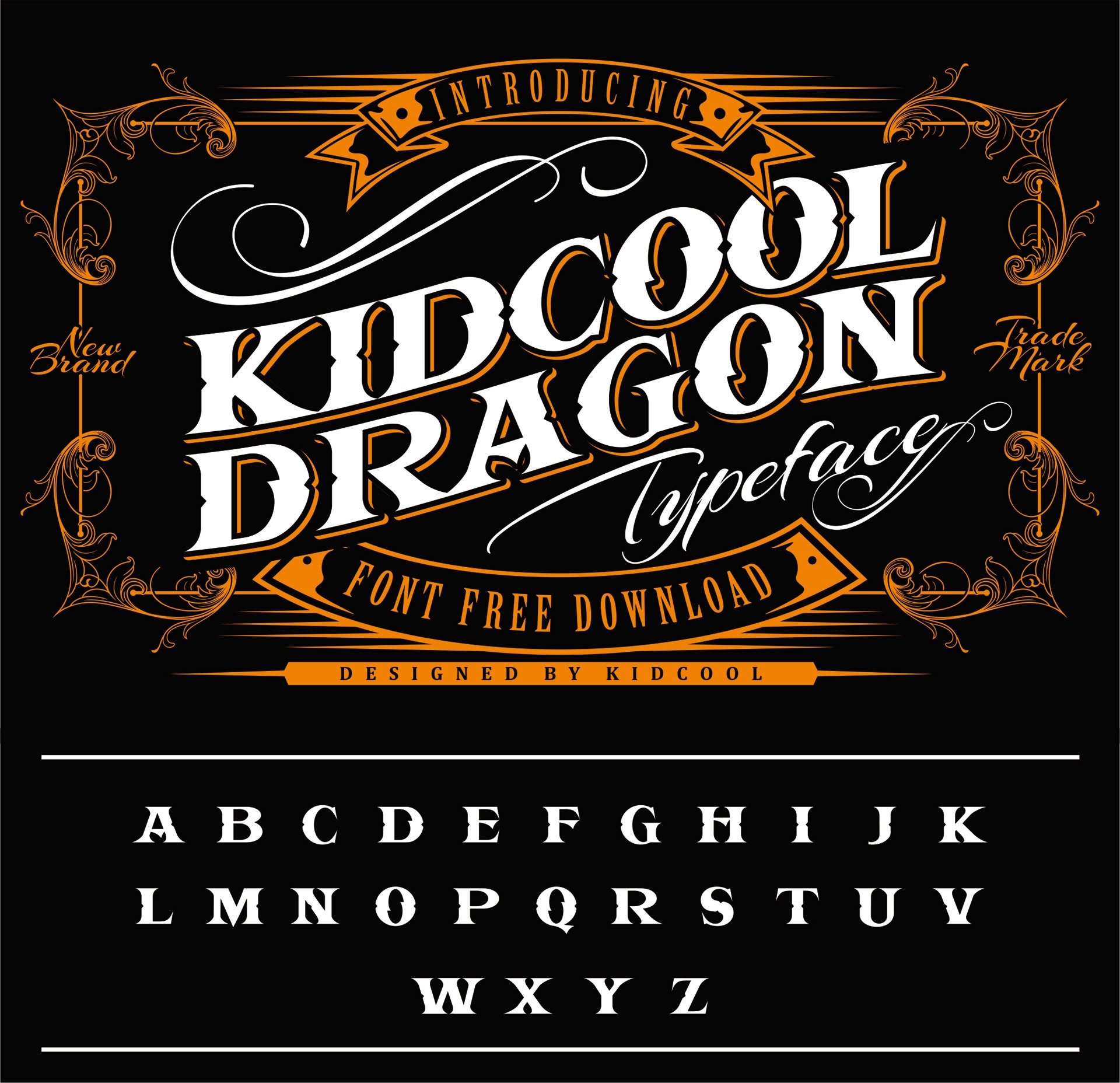 Example font Kidcool Dragon #4
