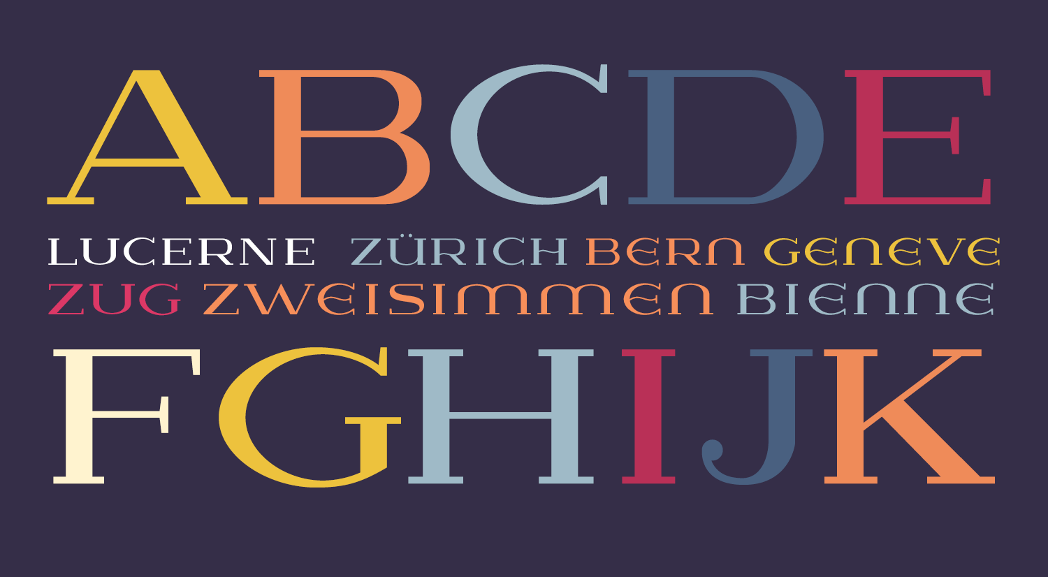Example font Lausanne #2
