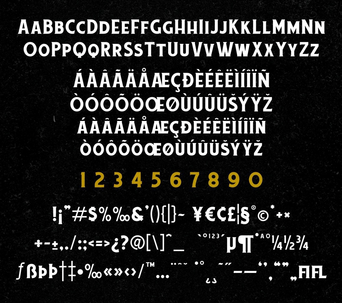 Example font Chuck Noon 2 #3