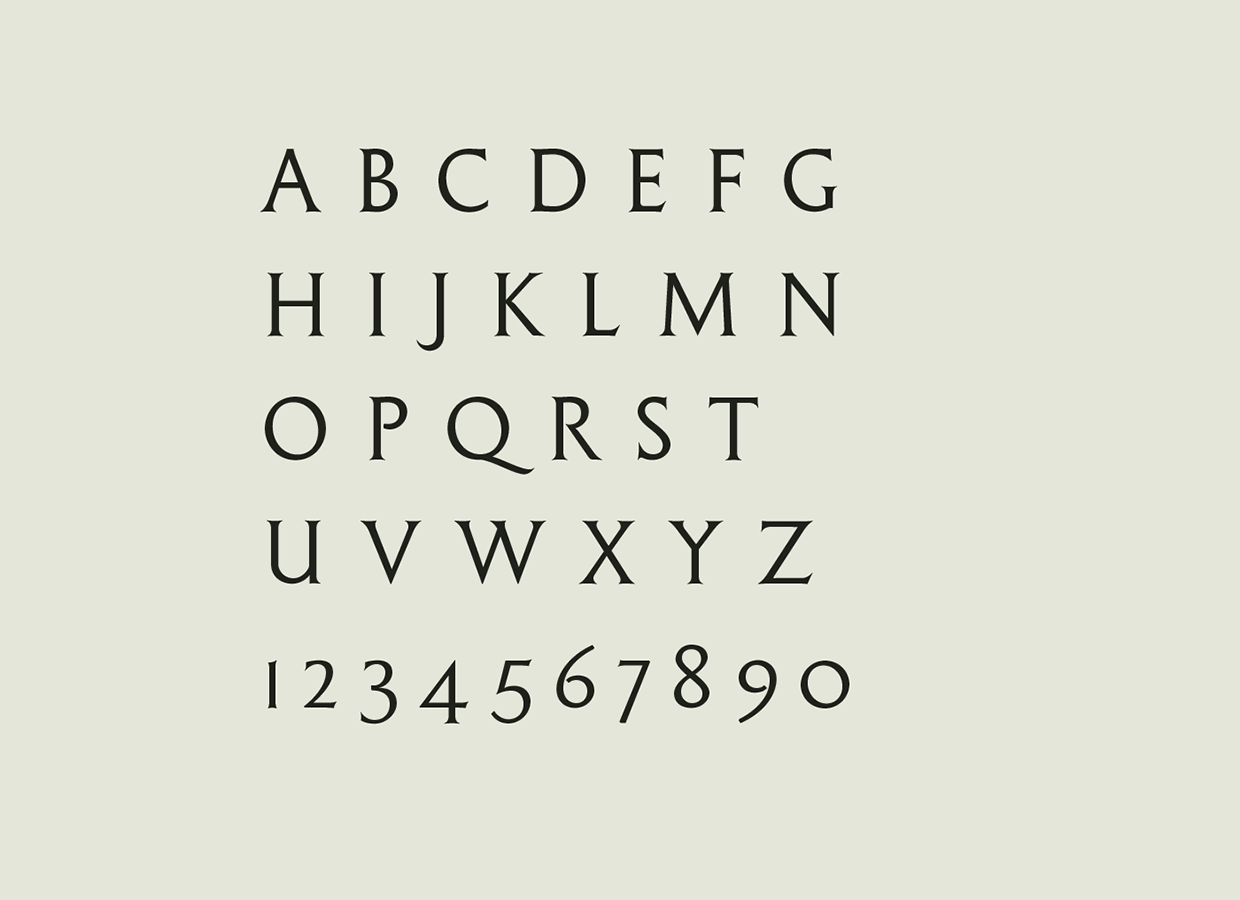 Example font Cenotaph Titling #6