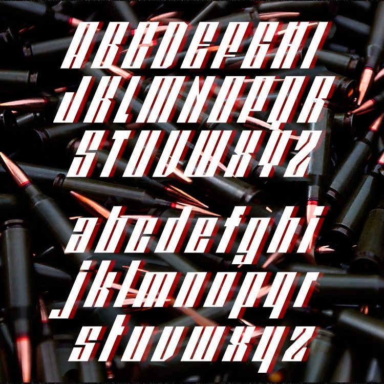 Example font Redpower #4