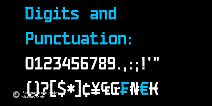 Example font Codename Coder 4F #5