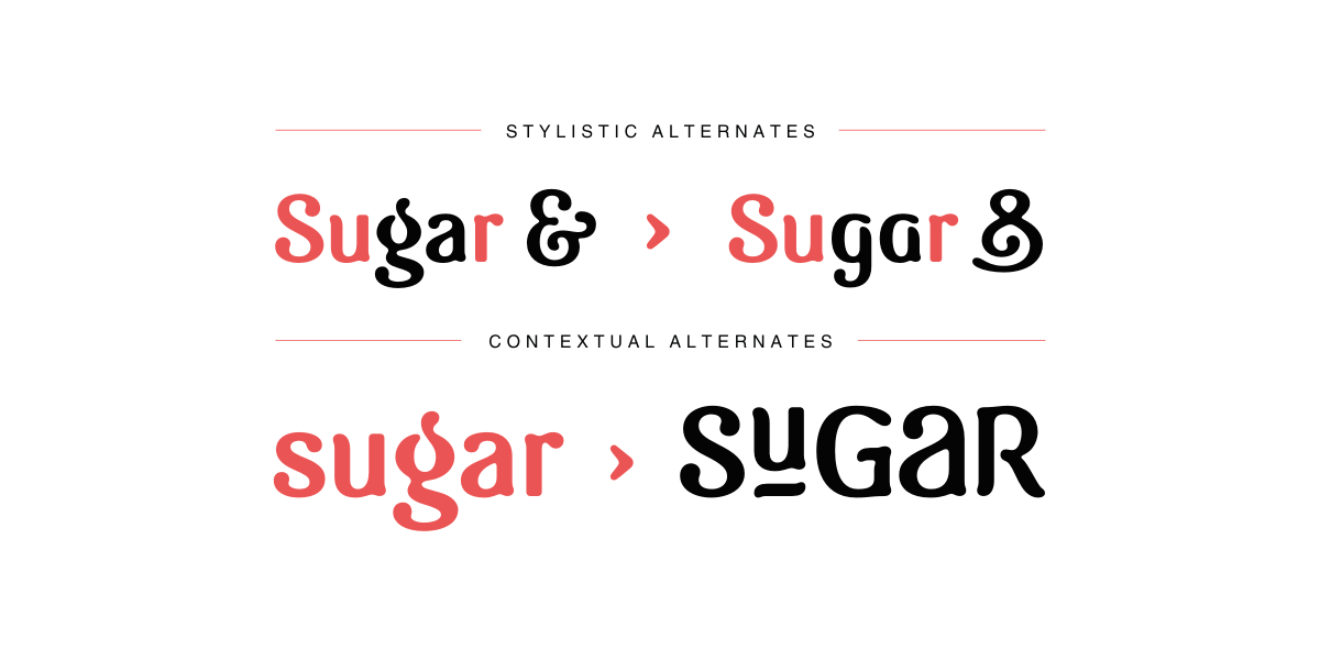 Example font Sugar & Vinegar #5