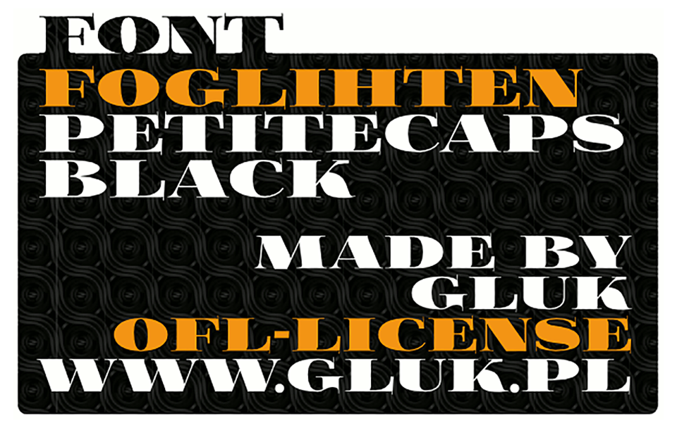 Example font Foglihten Black Pcs #5