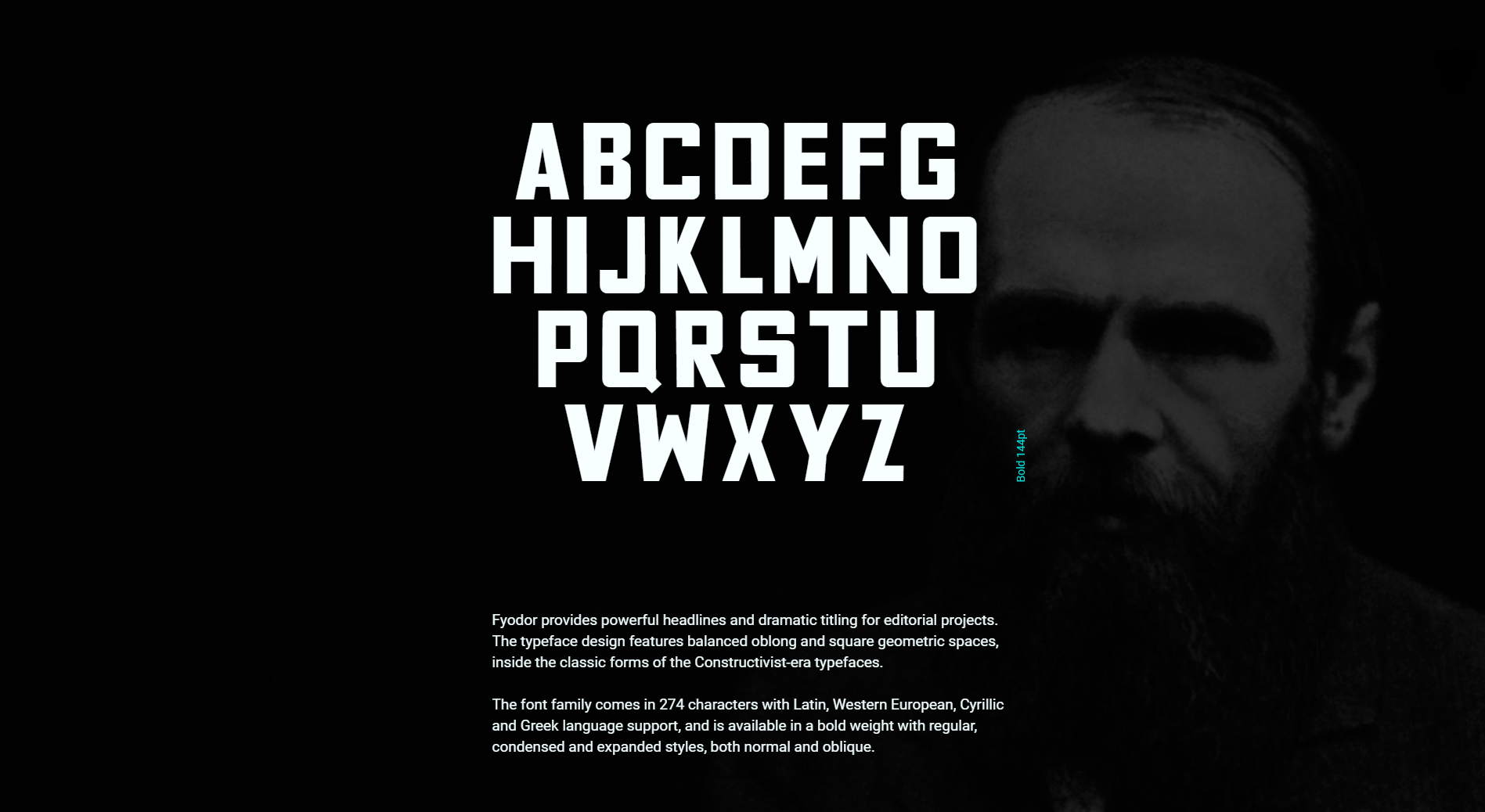 Example font Fyodor #6