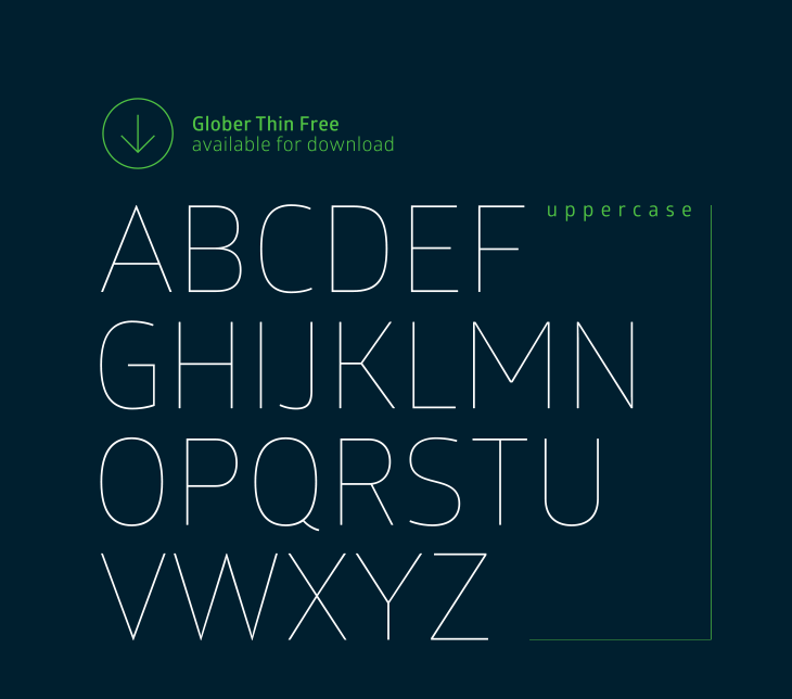 Example font Glober #2