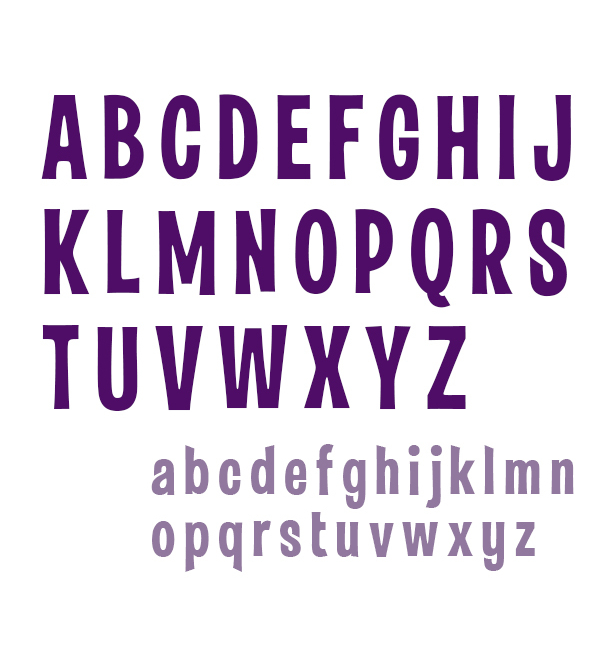 Example font Violet #5