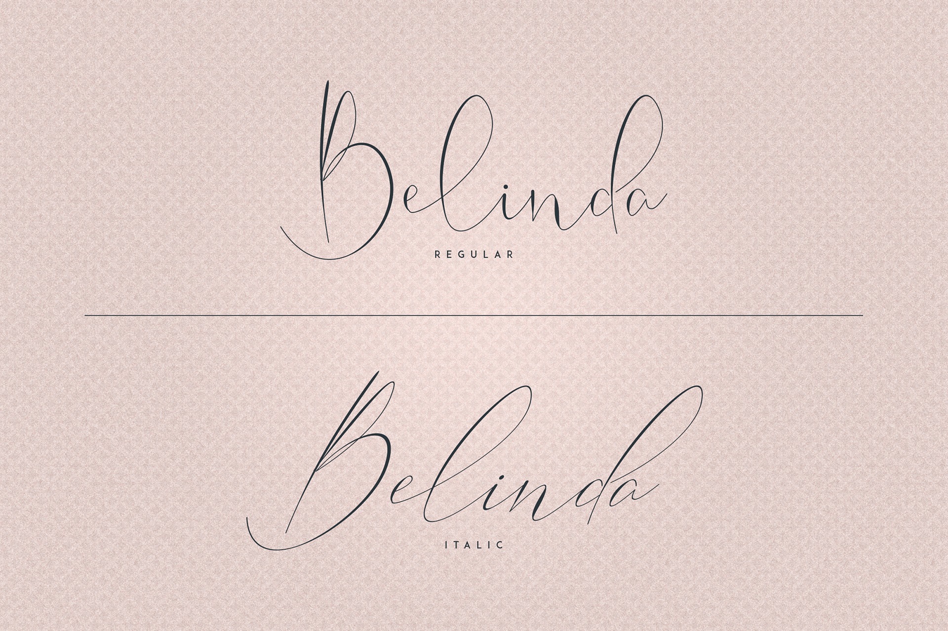Example font Belinda #3