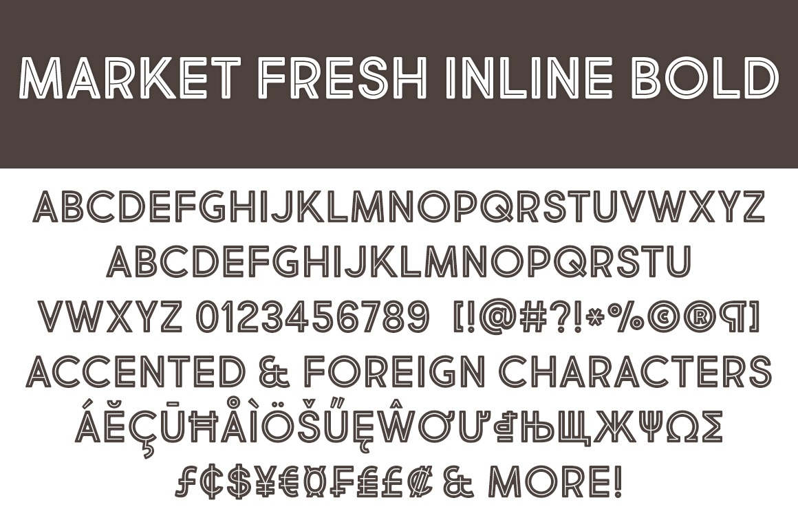 Example font Market Fresh #2