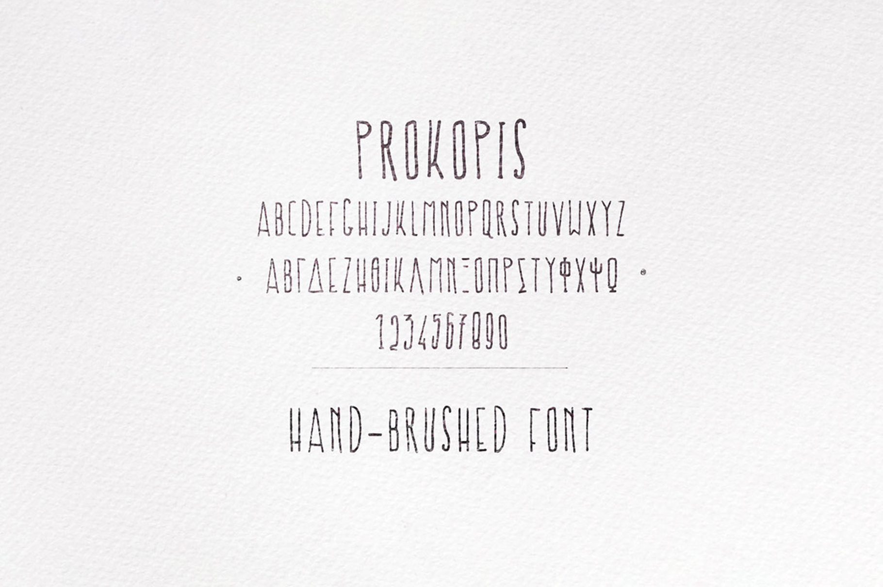 Example font Prokopis #5