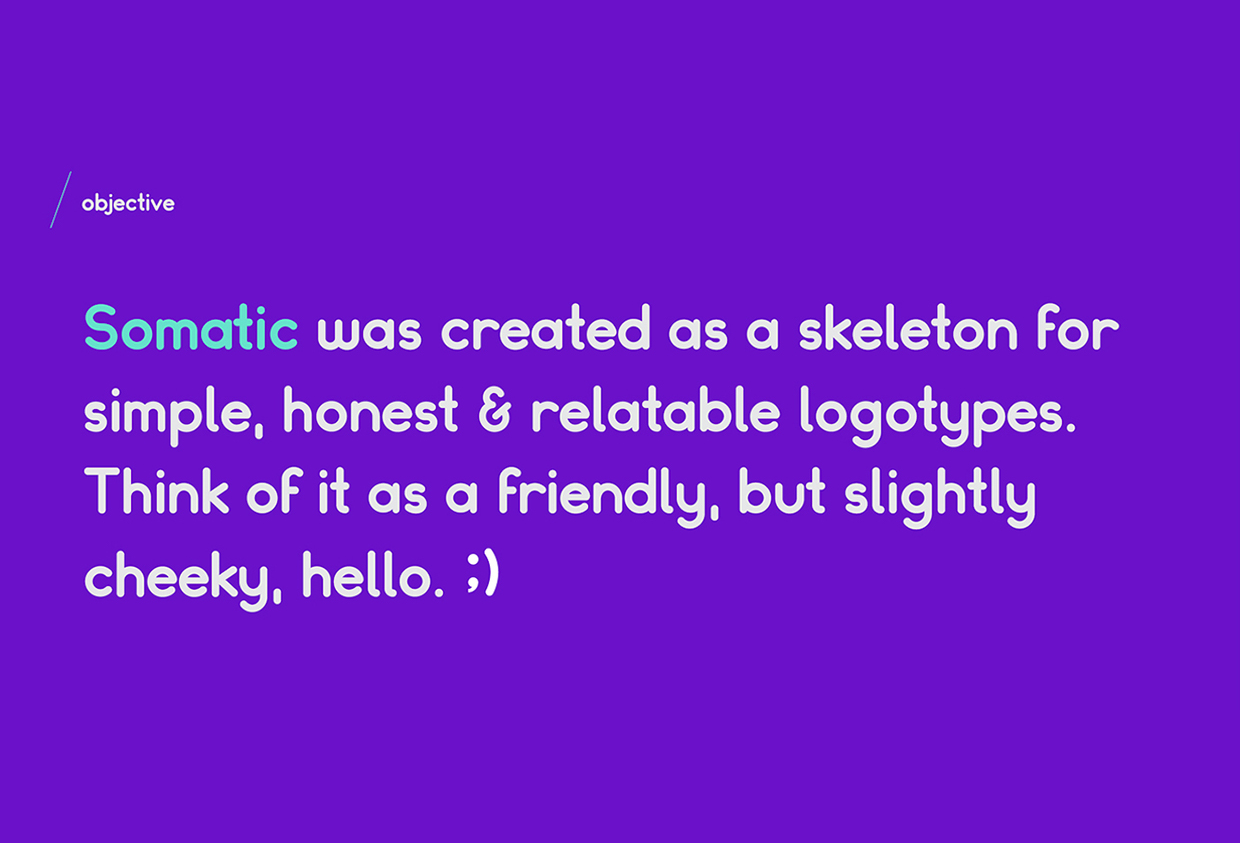 Example font Somatic Rounded #6