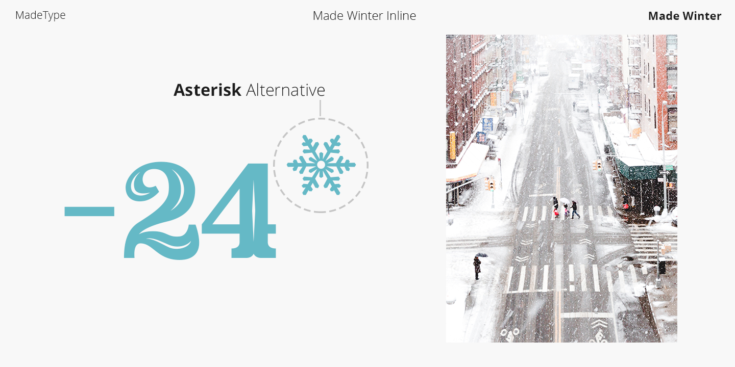 Example font MADE Winter #5