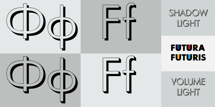 Example font Futura Futuris #5