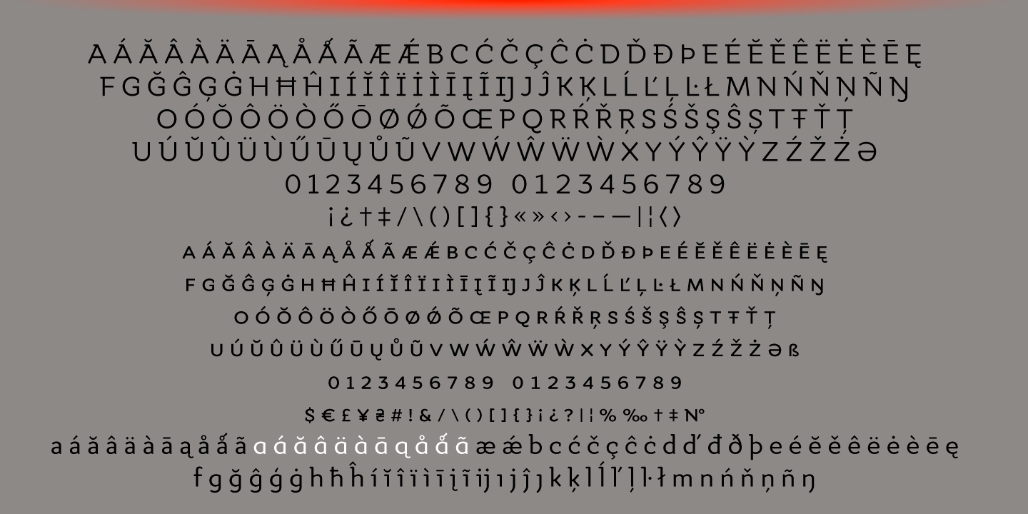 Example font Quiza Pro #2