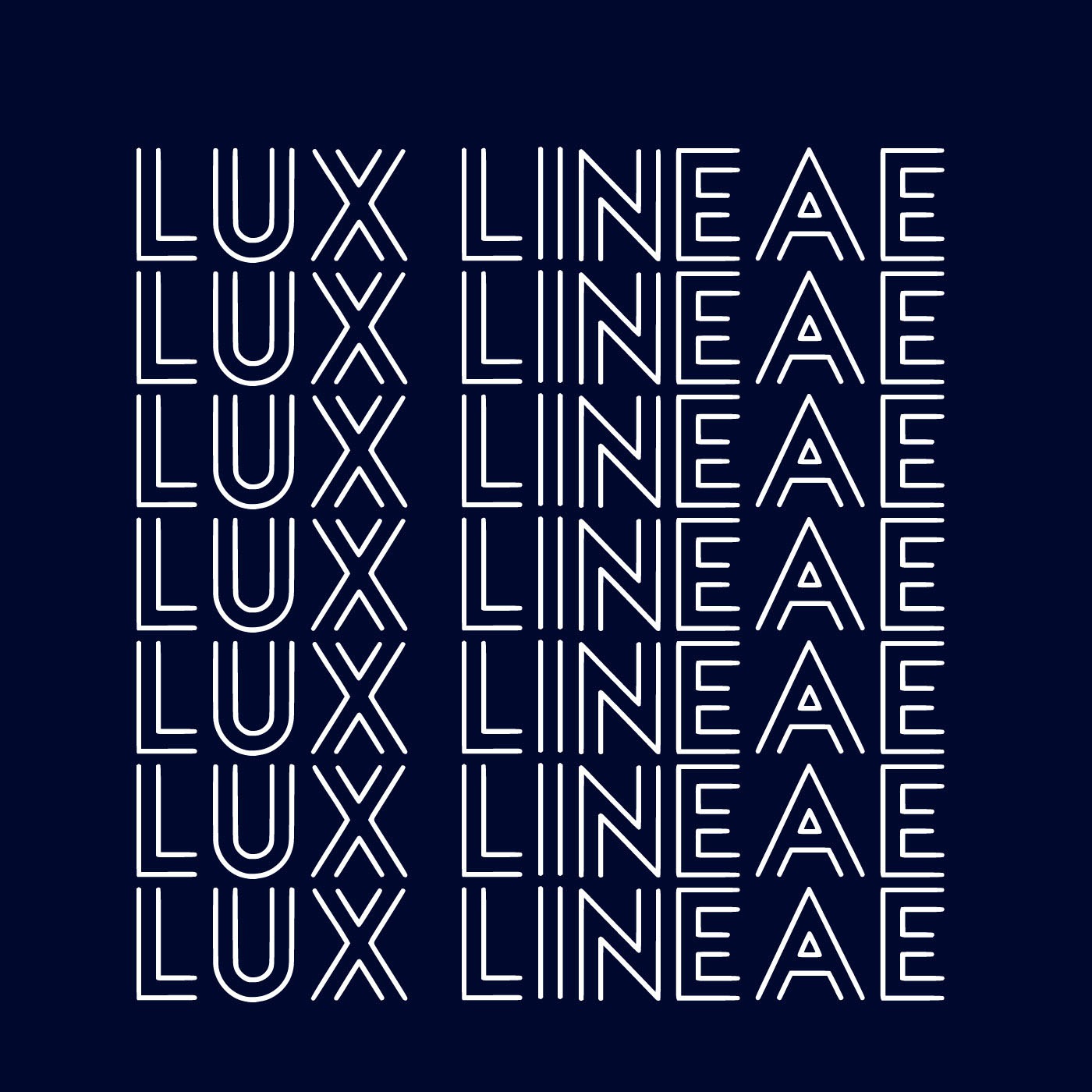 Example font Lux Lineae #3