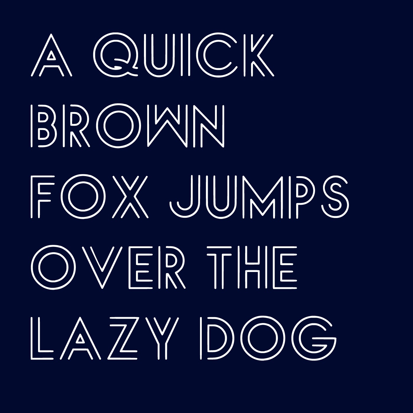 Example font Lux Lineae #4
