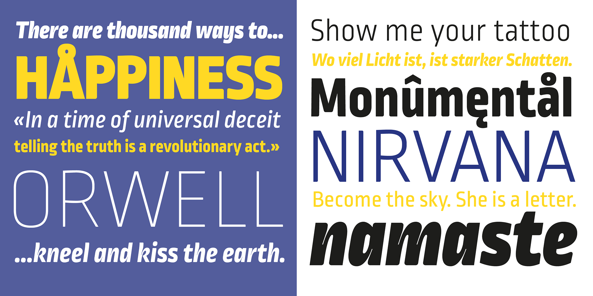 Example font Ropa Mix #6