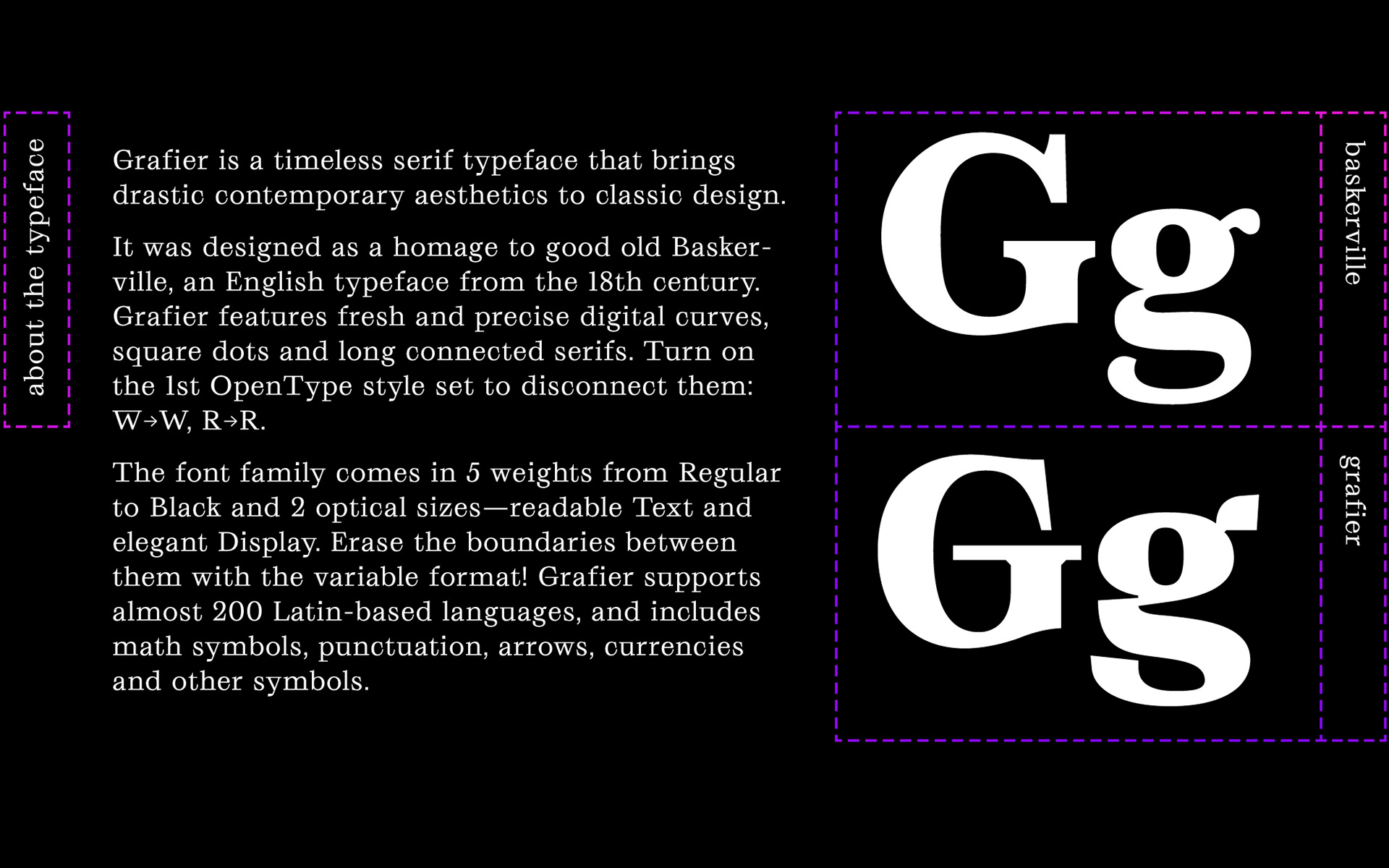 Example font Grafier #4