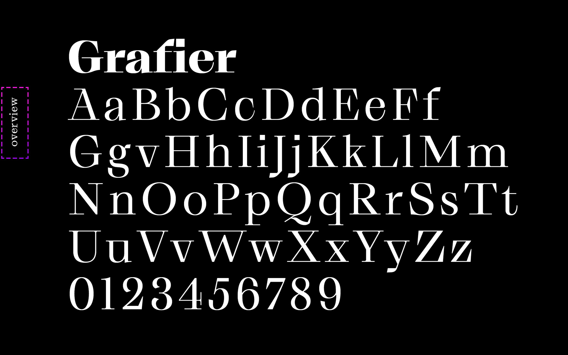 Example font Grafier #6