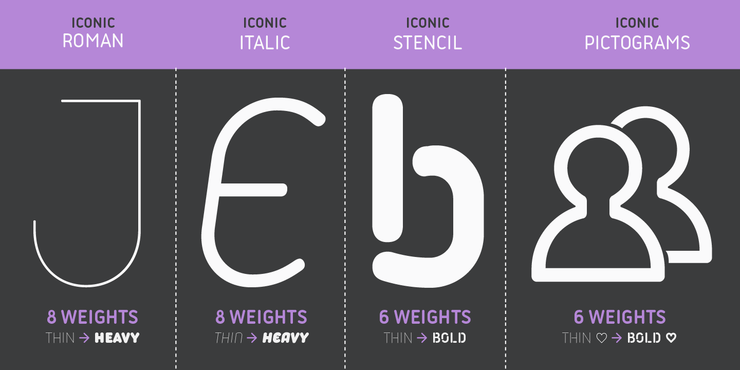 Example font Iconic #5