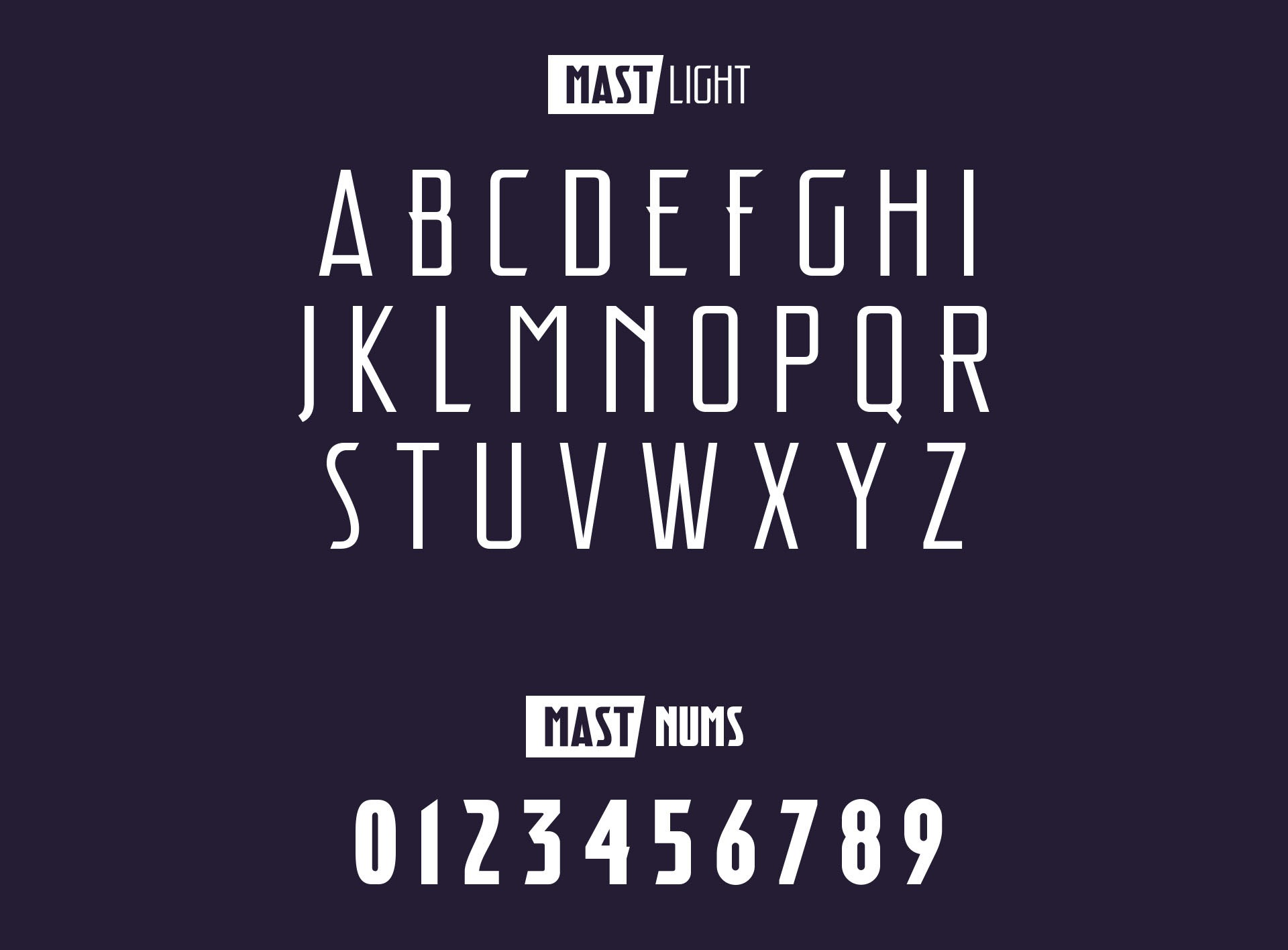 Example font Mast #2