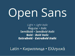 Example font Open Sans #2