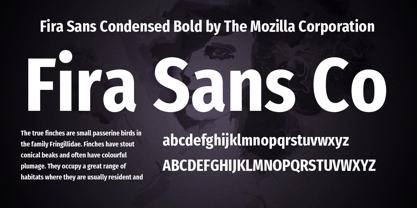 Example font Fira Sans Condensed #2