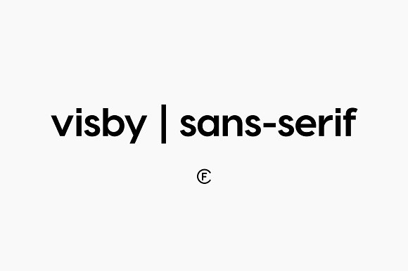 Example font Visby CF #2