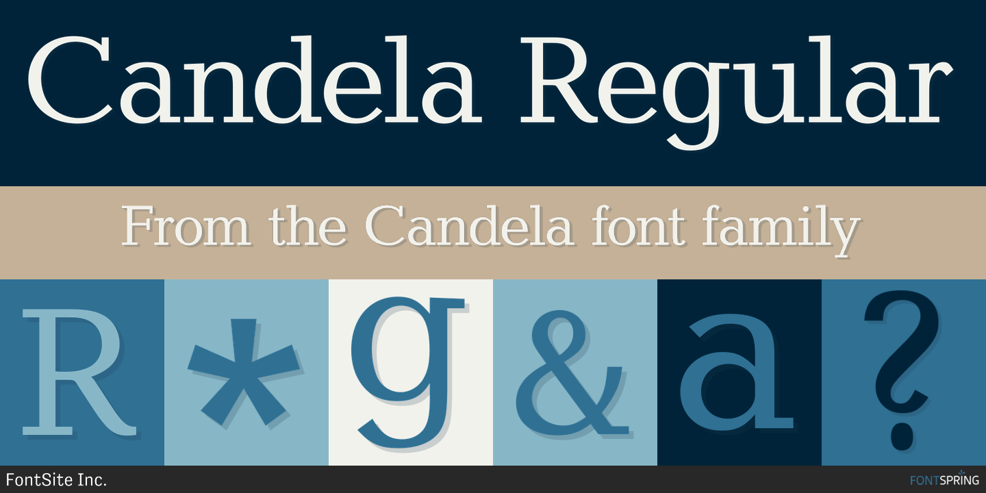 Example font Candela #2