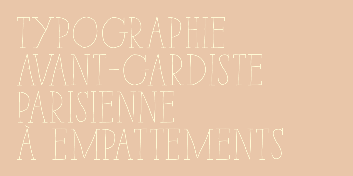 Example font Paris Serif #2