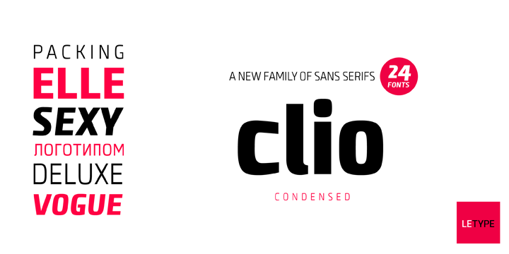 Example font Clio C #2