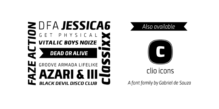 Example font Clio C #3