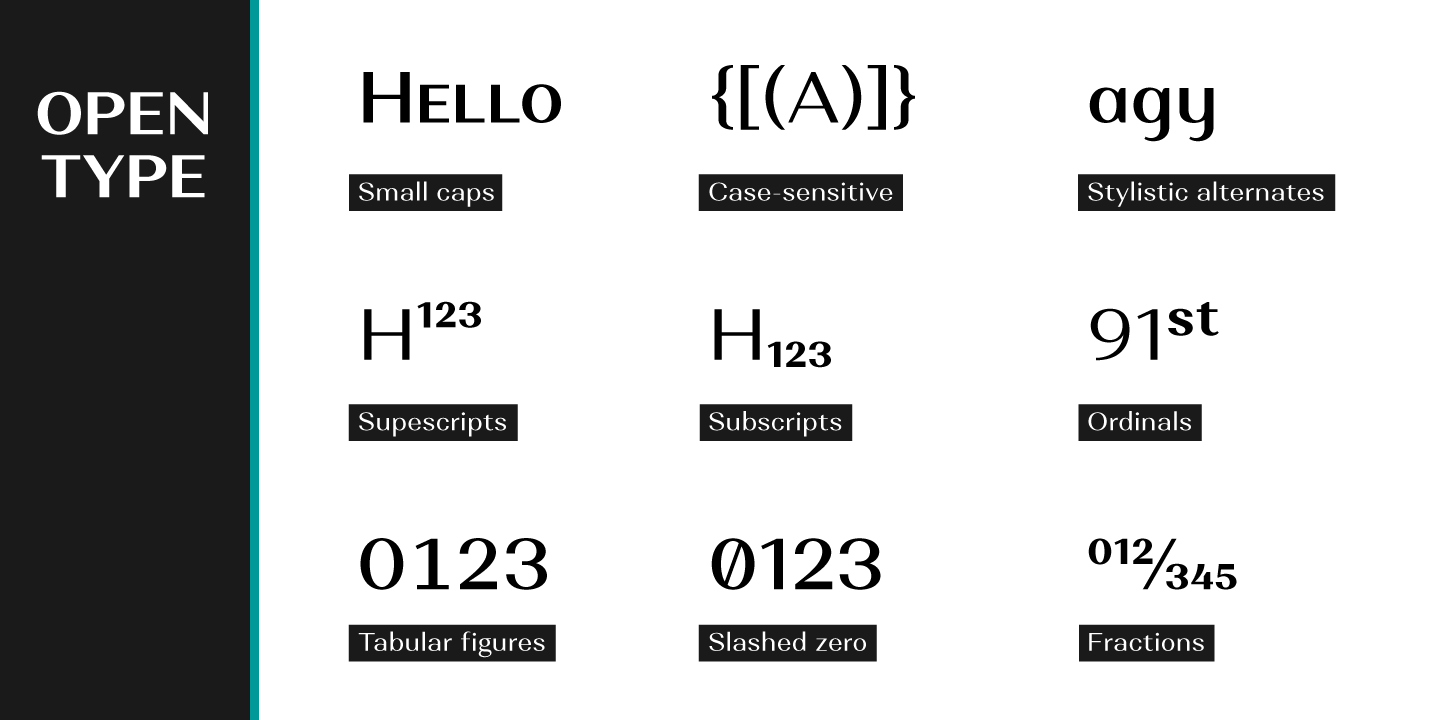 Example font Alethia Next #4
