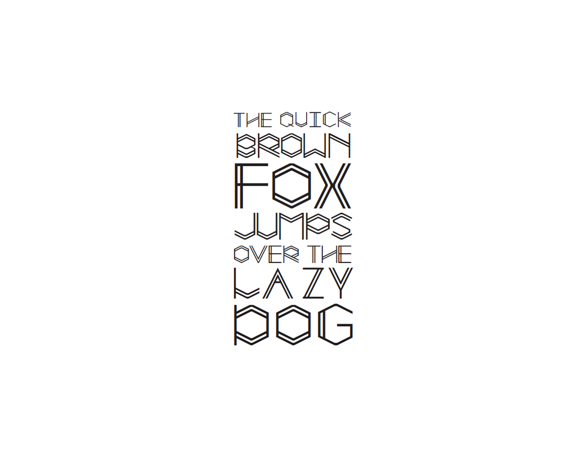 Example font Lamp #6