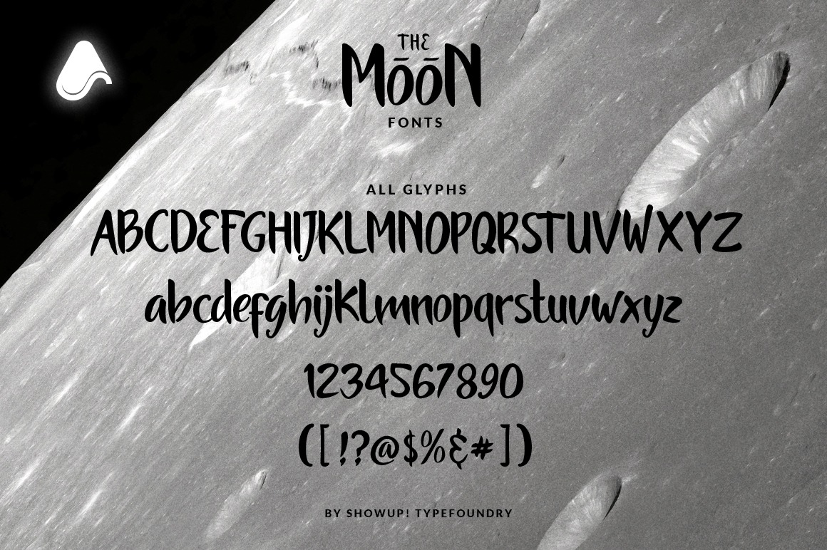 Example font The Moon #7