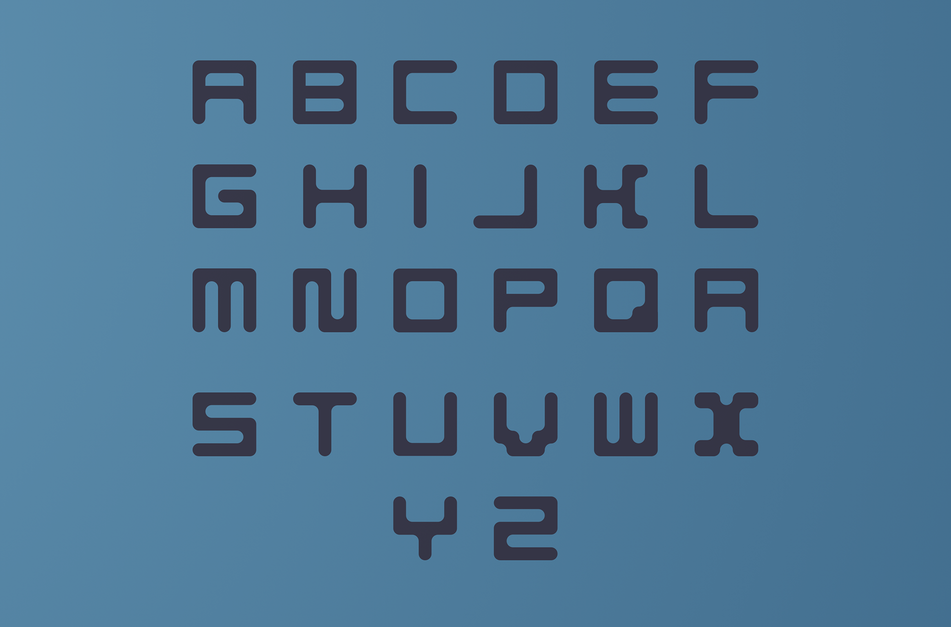 Example font QUBO #6