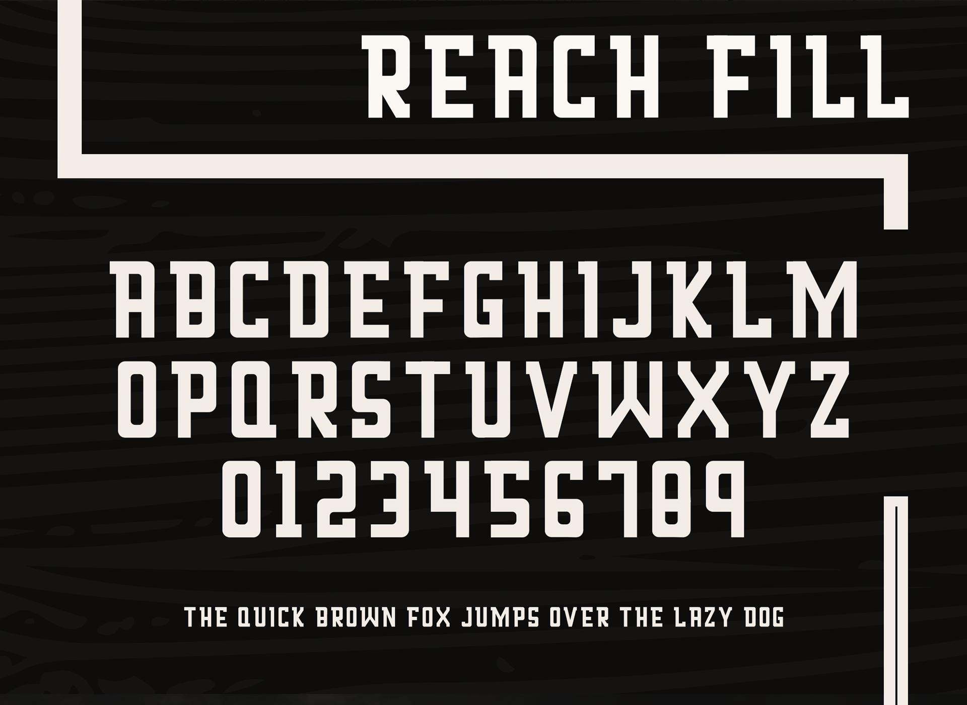 Example font Reach #4