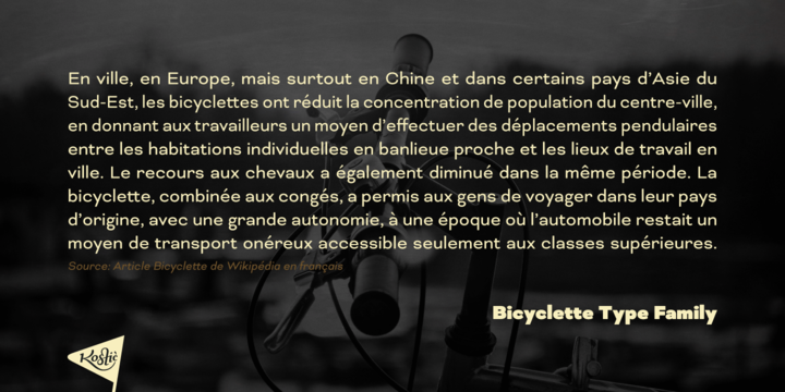 Example font Bicyclette #2