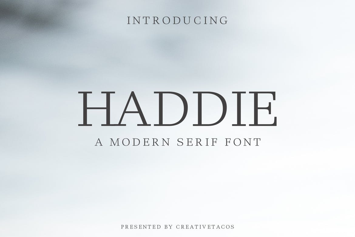 Example font Modern Serif #2
