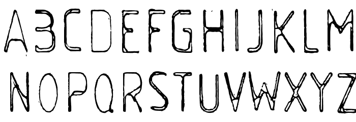 Example font Alpha Ruler #2