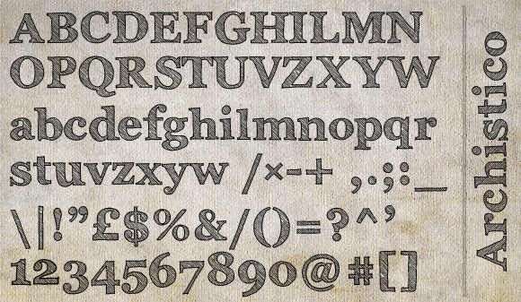 Example font Archistico #3