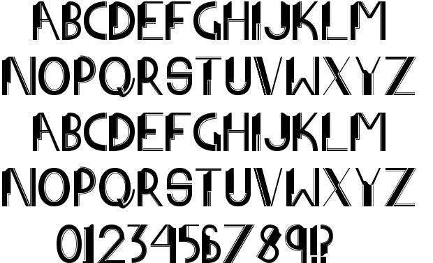 Example font Architype #3