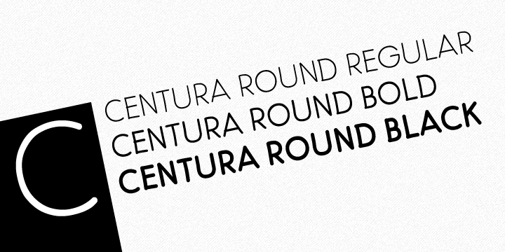 Example font Centura Round #2